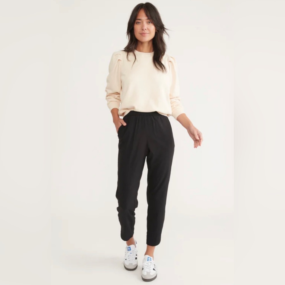 NWT - Marine Layer Allison Ankle Pant - L / Petite - Black